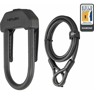 Hiplok DX Plus Weareble D Lock Black 200 cm