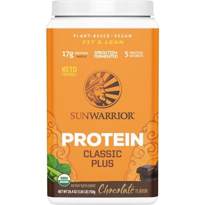 Sunwarrior Protein Classic Plus | Plant Based with Stevia [750 грама] Шоколад