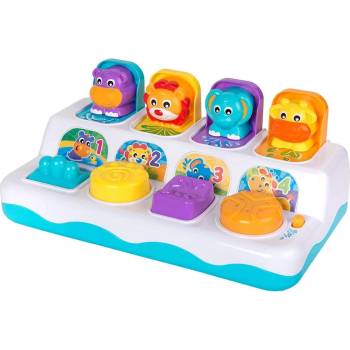 Playgro Музикална играчка със светлини Playgro - Изскачащи животни от серията LEARN (PG.0720)