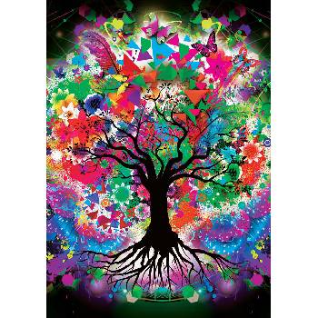 Image 1 of Yazz - Puzzle Colorful Tree - 1 000 piese