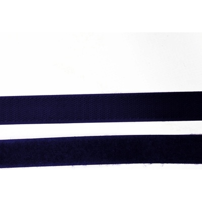 Pro Háčkování Suchý zip, 20 mm, komplet námořnická modř