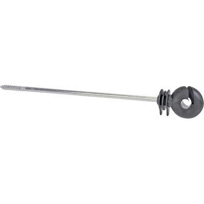 Izolátor k elektrickému ohradníku pro lanka, lana, pásky, s dlouhým vrutem 220 mm - 10 ks