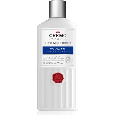 CREMO Barber Grade 2 v 1 šampon a kondicionér pro muže 473 ml
