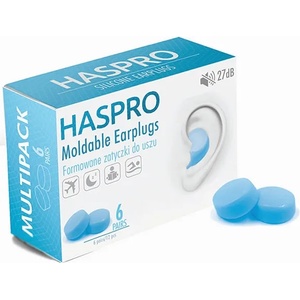 Haspro 6p силиконови тапи за уши, сини (epum2003)