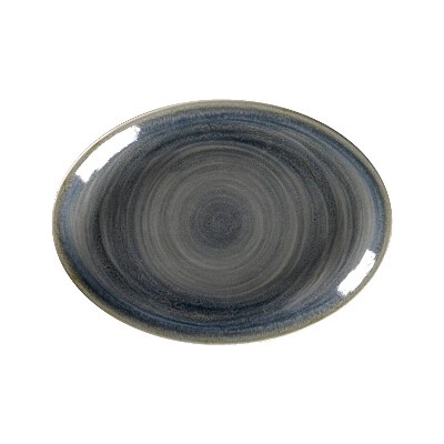 RAK Porcelain Spot tanier oválny 21 x 15 cm, sivomodrý SJDNNOP21-12