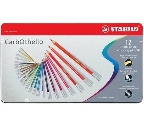 STABILO Pastely CarbOthello/12ks plech