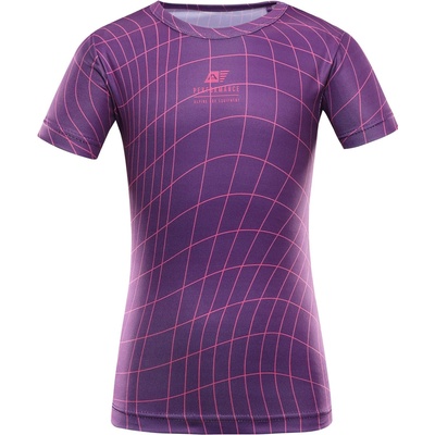 Alpine Pro Basiko Detské funkčné tričko wood violet