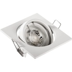 MAX-LED Вградено осветително тяло 1xGU10/MR16/10W/230V 9x9 см бяло (MX0313)