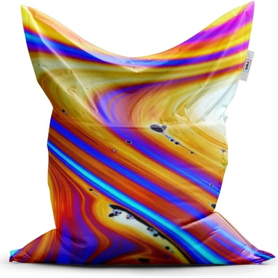 Sablio Sedací vak Farebná abstrakcia 150x100 cm