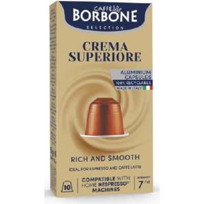 Caffé Borbone Crema Superiore hliníkové kapsle do Nespresso 10 ks