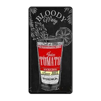 Ceduľa značka Bloody Mary