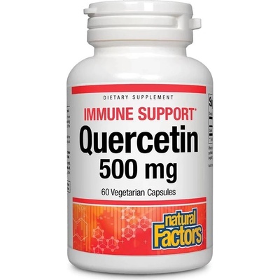Natural Factors Immune Support Quercetin, 500 mg, 60 капсули, Natural Factors (1390 NF A)