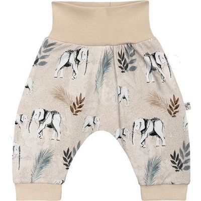 Baby Service Bavlněné kalhoty buggy Sloni