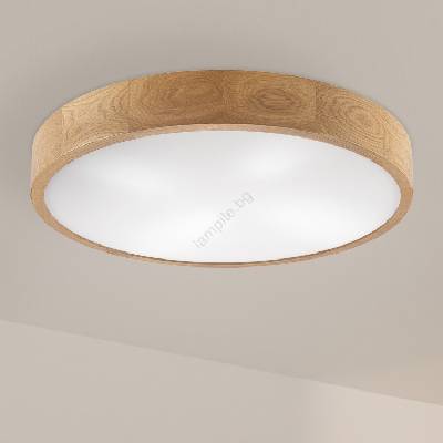 Brilagi - LED таванен плафон CARVALHO 4x E27/60W/230V, дъб, Ø 57, 5 cm (BG2150)