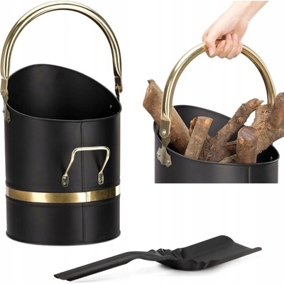 Navaris - Kbelík na popel s lopatkou pozink – Sleviste.cz