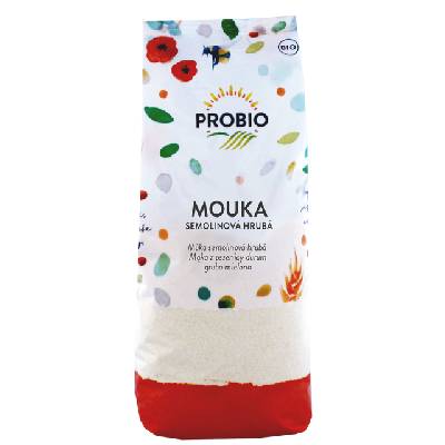 Mouka semolinová hrubá (krupička) BIO 400 g PROBIO
