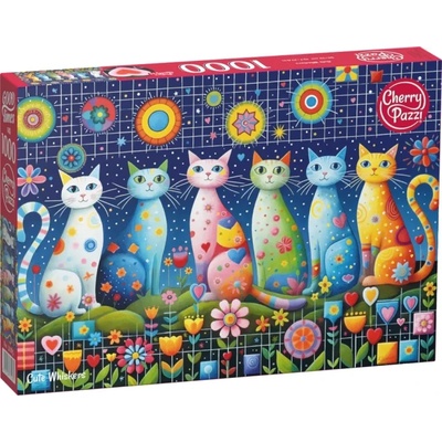 Cherry Pazzi - Puzzle Cute Whiskers - 1 000 piese