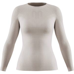 Bauerfeind Sports Дамска тениска Bauerfeind Sports Women's Sports Compression Shirt L/S Running shirt - Silver Grey (916-7057-0113)