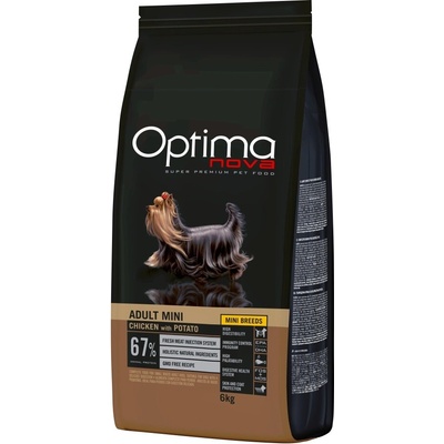 Optimanova Dog adult mini Grain Free kuřecí 6 kg