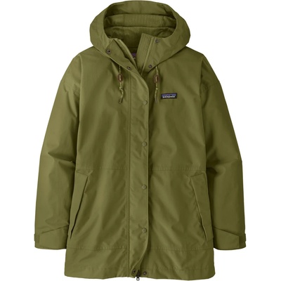 Patagonia Дамско водоустойчиво яке Patagonia Women's Outdoor Everyday Rain Jacket Waterproof jacket - Caper Green (102-3868-1113)