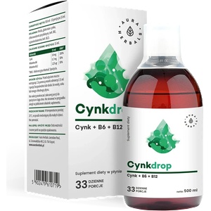 Aura Herbals Цинк + Витамин B6 и B12 500 ml | Aura Herbals (10719 AH)