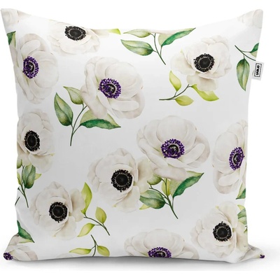 Sablio Vankúš biele sasanky 60x60