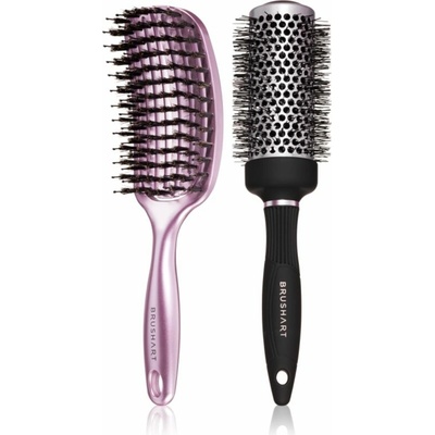 BrushArt Hair Vent blowdry hairbrush with boar bristles kartáč na vlasy s nylonovými a kančími štětinami Large 1 ks – Hledejceny.cz