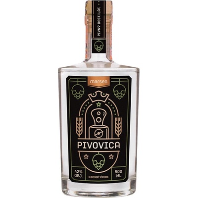 Marsen Pivovica Traditional 42% 0,5 l (čistá fľaša)