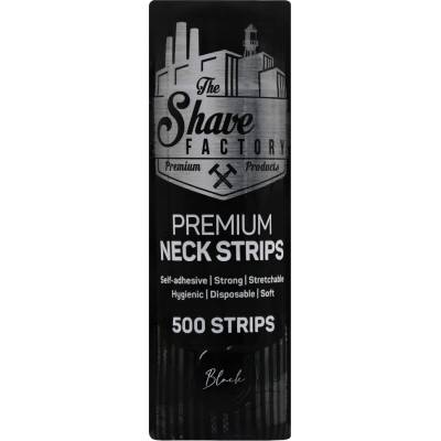 The Shave Factory Frizérske golieriky v rolke Kryza 500 ks Čierne