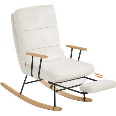 Songmics Hojdacie kreslo LYY016W01 biele