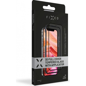 FIXED 3D Full-Cover s aplikátorem na Apple iPhone XR/11 FIXG3DA-334-BK