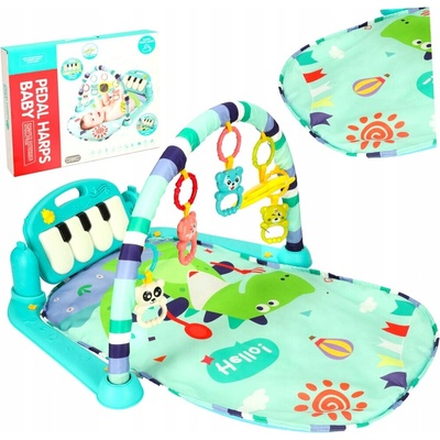 IKO Edukačná podložka pre bábätká 3v1 modrá