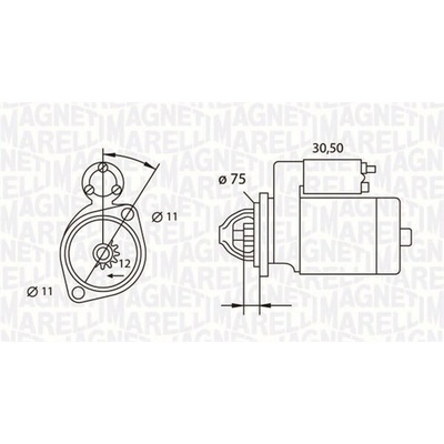 Štartér MAGNETI MARELLI 063523627010