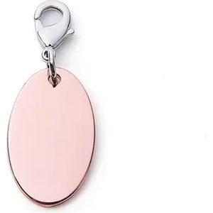 Metalmorphose Медальон за гравиране Metalmorphose, овал Shiny rose gold (MED032RSG)