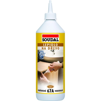 SOUDAL 67A Lepidlo na dřevo 250 g transparentní
