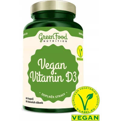 GreenFood Vegan Vitamín D3 90 kapsúl