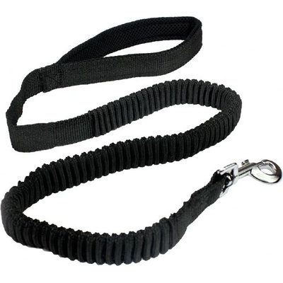 PET NOVA Черен Bungee повод, L