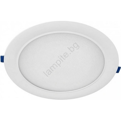 Kobi Вградено led осветително тяло sigaro led/18w/230v 3000/4000/6500k Ø 22 см, бяло (kb0728)