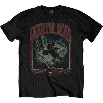 Grateful Dead Риза Vintage Poster Unisex Black S (GRATETS18MB01)