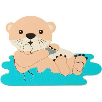 Orange Tree Toys Дървен Пъзел " Горска Видра" - Woodland Animals (OTT06241)