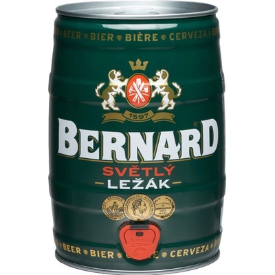 Bernard světlý ležák 12° 5 l (sud)