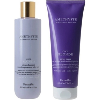 FarmaVita Amethyste Cool blonde blond maska 250 ml + blond šampon 250 ml