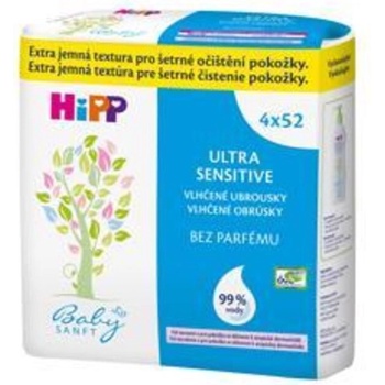 HiPP Babysanft Ultra Sensitive 4 x 52 ks