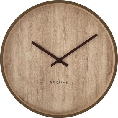 NeXtime Стенен часовник Oslo 30 см светло дърво (3329)