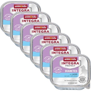 Animonda Integra Protect Cat Diabetes - сьомга 6 x 100 г