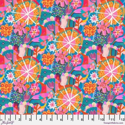 Bavlněná látka abstraktní barevná | Este MacLeod – Colori – Multi