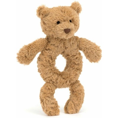 Jellycat plyšová hrkálka Baby Hrkálka Bartholomew Bear uni