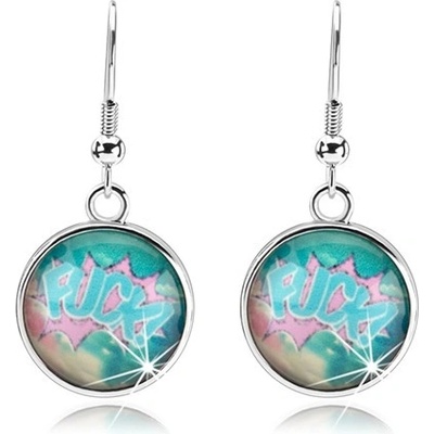 Šperky eshop cabochon průhledné sklo barevné pozadí anglický nápis SP77.28