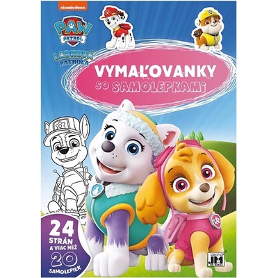 Jiří Models Vymaľovanky so samolepkami Labková Patrola