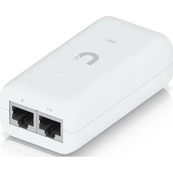 Ubiquiti PoE инжектор Ubiquiti U-POE-EU, 1Gbps, 15W, бял (U-PoE-EU)
